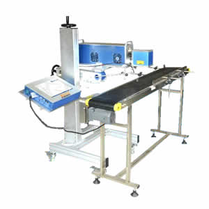 Online flying laser marking machine
